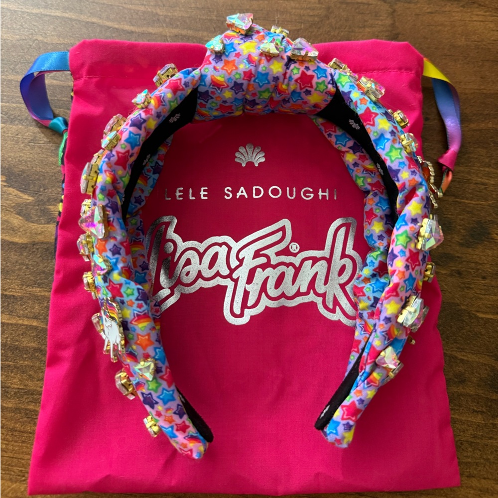 Lele Sadoughi x Lisa Frank headband